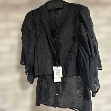 Vin 블랙 셔츠 사이즈 38