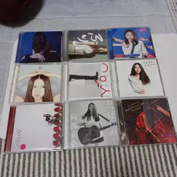 라이브 팜플렛 포함 아베 마오 CD 묶음 판매