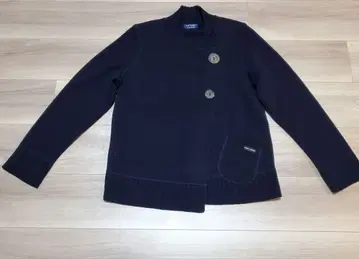 SAINT JAMES 니트 가디건 울 네이비 프랑스제