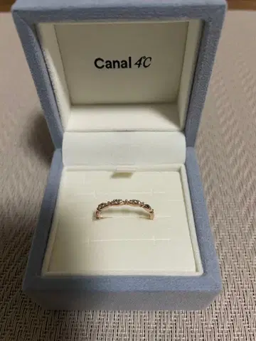 Canal 4C 장식 골드링 박스 포함