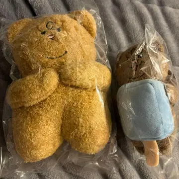 히구마 스탠드업! 복슬복슬 봉제 인형 걸이형 봉제 인형 2점 세트