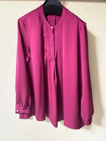 [ 아나이 ] 긴팔 셔츠 펄풍 버튼 포함