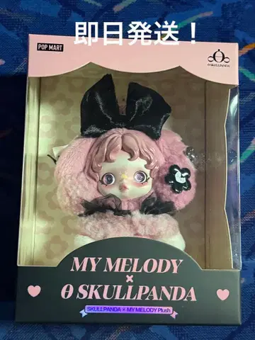 POPMART 마이멜로디 스컬팬더 SKULLPANDA 봉제 인형