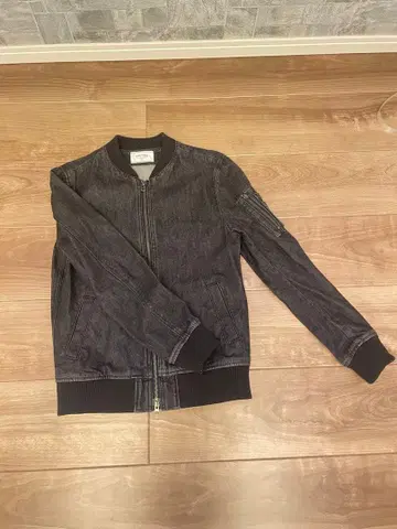 MK MICHEL KLEIN 데님 자켓 블랙