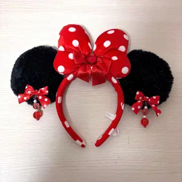 디즈니 미니 마우스 머리띠 귀찌 레어