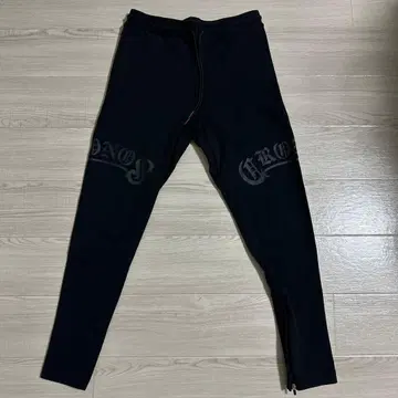 CRONOS 블랙 조거 팬츠 M 크로노스