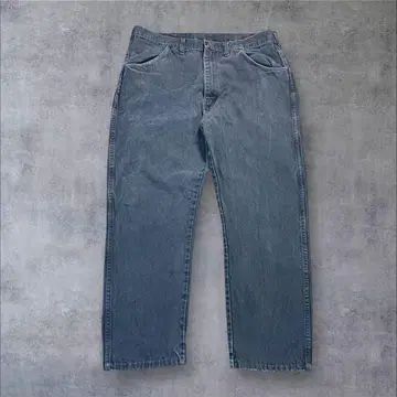 90s 멕시코제 38 x 30 RUSTLER 블랙진