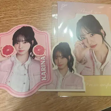 aespa 팬클럽 혜택 카리나 트레이딩 카드