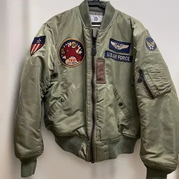 테드맨 MA-1 플라이트 자켓 사이즈 40 카키