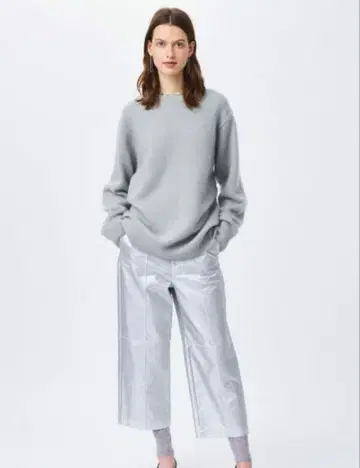 스터닝 루어 야크 풀오버 니트 s 사이즈 블루 그레이