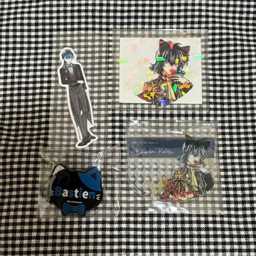 악마고양이 바스틴 난자타운 스탠딩 스티커