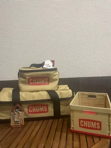 CHUMS 베이지 백 세트
