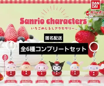 딸기 메지루시 액세서리 산리오 풀 컴프 세트
