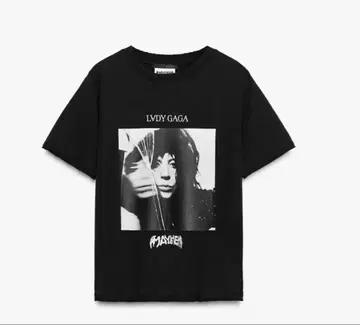 완판템! 레이디 가가 오버사이즈 T셔츠 새상품! ZARA 콜라보 락 T