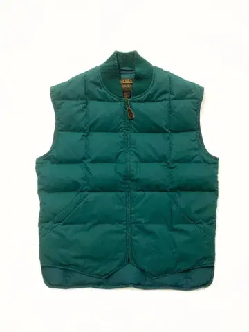 EDDIE BAUER 그린 컬러 퀼팅 다운 베스트