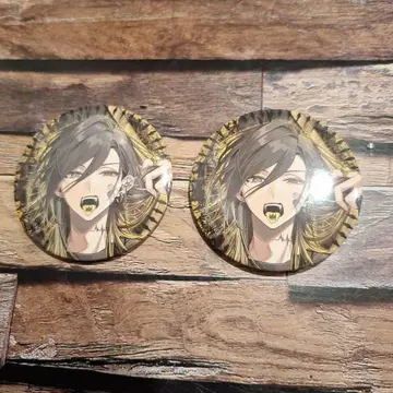 이레이스 유스케 캔뱃지 2개 세트 랜덤 캔뱃지 화이트 블랙 조