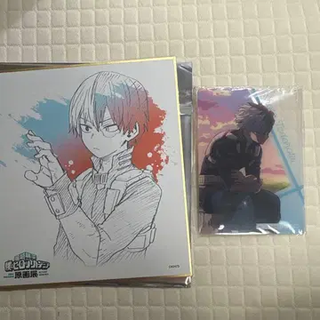 토도로키 쇼토 2종 세트 카드 색지