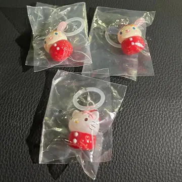 산리오 딸기 메지루시 액세서리 우사하나 키티