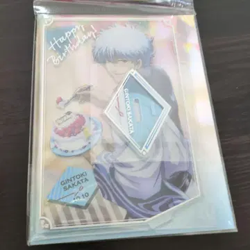 은혼 사카타 긴토키 벌스데이 아크릴 스탠드