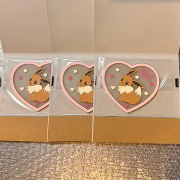 포켓몬 클리어 러버 코스터 이브이 3종 세트