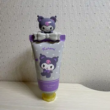 산리오 쿠로미 핸드 크림 피규어 포함 담요