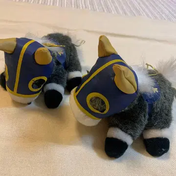 오구리 캡 봉제 인형 2개 세트 약 10cm