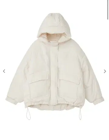 COCODEAL 볼륨 타프타 다운 자켓 화이트(2 사이즈)