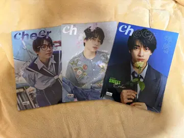 cheer 잡지 세트 모토지마 스미마사 3권 특전 포함