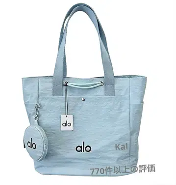 Alo Yoga 토트백 햇백 라이트 블루