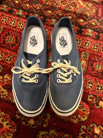 [ 하나뿐인 아이템 ] VANS 아나하임 캔버스 염색 빈티지 블루 그레이