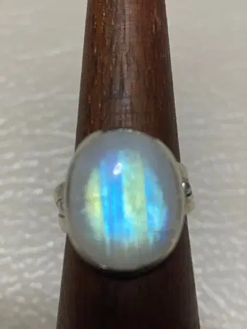 문스톤 실버 950 반지 #15