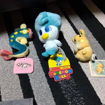 포켓몬 센터 봉제 인형 3개 세트 시빌돈 쿠와스 파모트