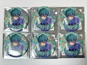 미나토 오세 6개 세트 캔뱃지 카리스마 간보 카페 4주년 홀로그램 캔뱃지