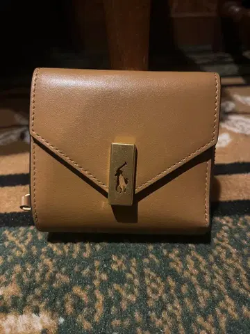 폴로 랄프로렌 가죽 3단 폴더형 지갑