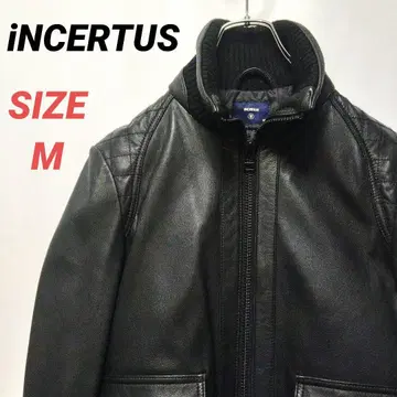 iNCERTUS 인케르투스 싱글 라이더 자켓 남성용 소가죽 M