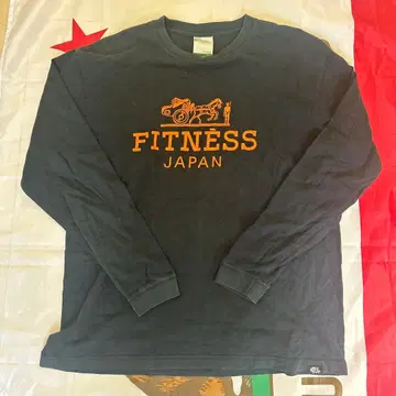 FITNESS JAPAN 긴팔 티셔츠 X-Large 다크 그레이