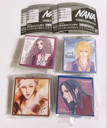 NANA 가챠 CD풍 아크릴 참 4개 세트