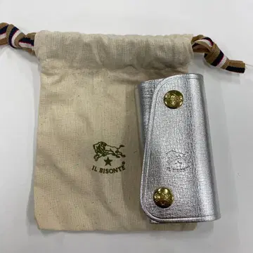 IL BISONTE 실버 가죽 키케이스