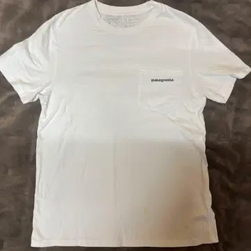 patagonia 화이트 T셔츠
