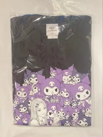 이토 준지 라기트 T셔츠 갸루 토미에 토미에 쿠로미 XL 사이즈 산리오