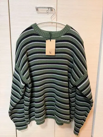 [ RNA-N ] 멀티 보더 니트 풀오버