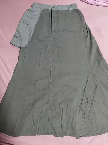 U.S. AIR FORCE AVIREX 롱 스커트 올리브 그린