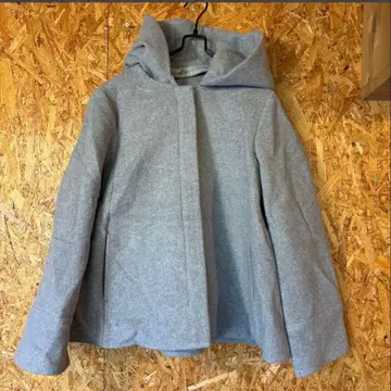 새상품급 URBAN RESEARCH 2way 숏코트 후드 부착 코트