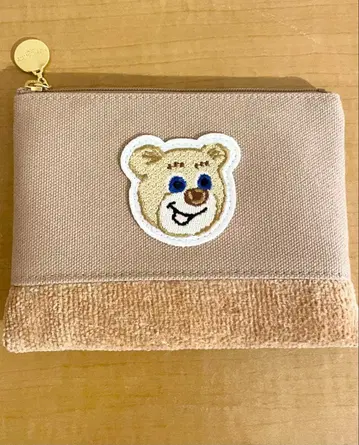 페이 올드 테디 와펜 파우치 베이지