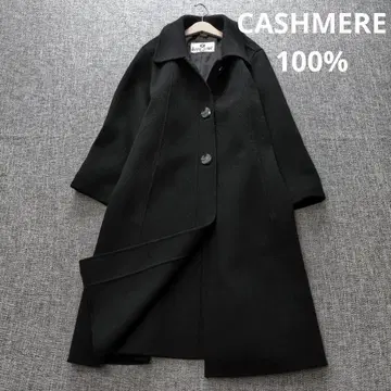 캐시미어 100% 발마칸 코트 더블 페이스 재단 롱 기장