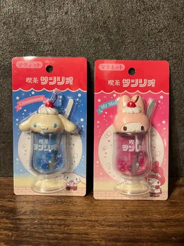 찻집 산리오 마그넷 시나모롤 마이멜로디