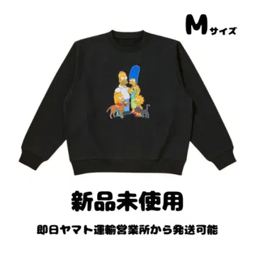 훼미리마트 맨투맨 트레이닝복 더 심슨 미사용 새상품 M 사이즈