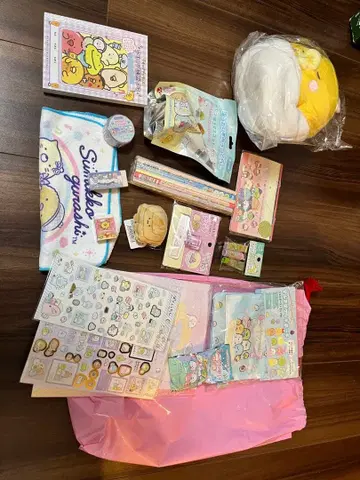 스미코구라시 문구 세트 봉제 인형 산엑스 캐릭터 백