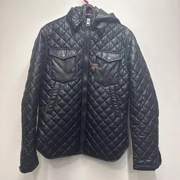 지스타로우 다이아 무늬 퀼팅 충전솜 자켓