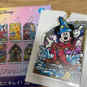 디즈니 2층 아크릴 키링 미키